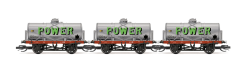 Hornby TT6071 Power Petrolium - 12T Tank Wagon - Triple Pack (TT:120 Scale)