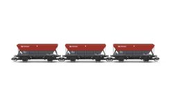 Hornby TT6076 Railfreight - HEA Wagon - Triple Pack (TT:120 Scale)