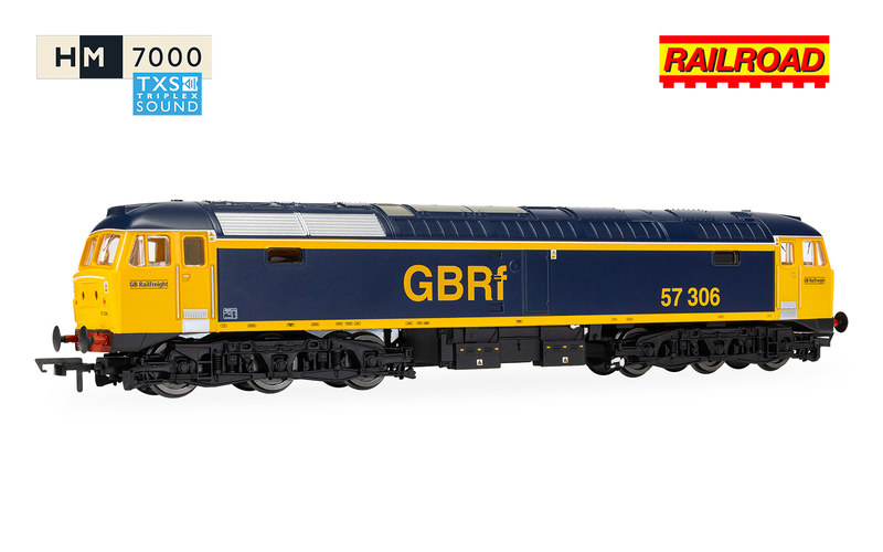 Hornby R30441TXS RailRoad: GBRf - Class 57 - 57306 Dcc Sound (OO Gauge) Free Postage