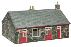 Bachmann Scenecraft 44-0169R Harbour Station Booking Office - Red (OO Gauge)