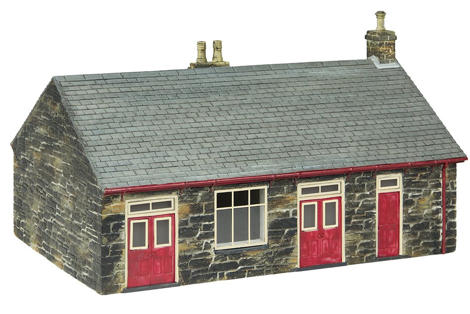 Bachmann Scenecraft 44-0169R Harbour Station Booking Office - Red (OO Gauge)