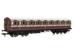 EFE Rail E86029 54ft non-Corridor Third Caledonian Railway Plum & Off-White (OO Gauge)
