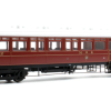 Dapol 4P-004-001 Autocoach GWR 37 Lined Crimson Lake (OO Gauge)