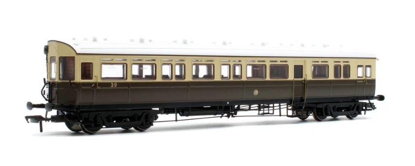 Dapol 4P-004-004 Autocoach GWR Shirt Button 39 Chocolate & Cream (OO Gauge)