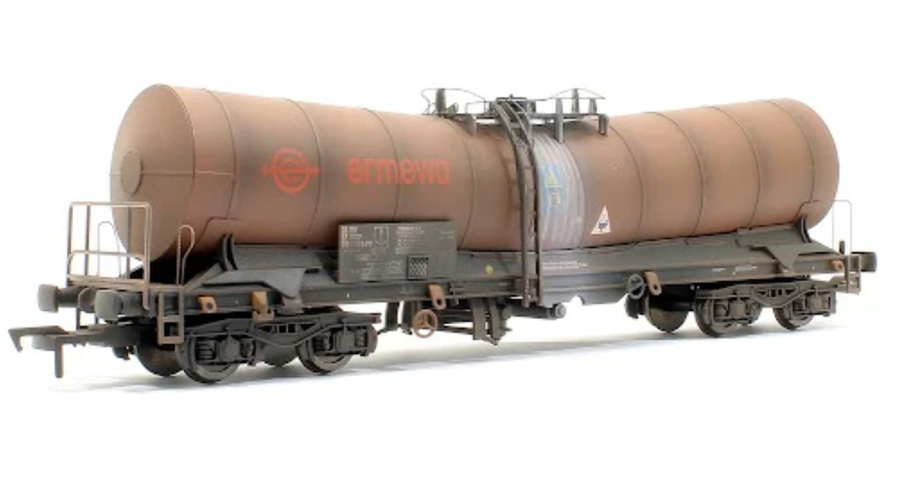 Dapol 4F-027-030 Silver Bullet Ermewa 33 87 789 8 037-9 Weathered (OO Gauge)