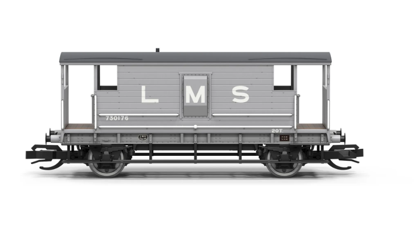Hornby TT6090 LMS - Brake Van - 730176 (TT:120 Gauge)