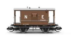 Hornby TT6080 LNER - Brake Van Toad E - 178595 (TT:120 Gauge)