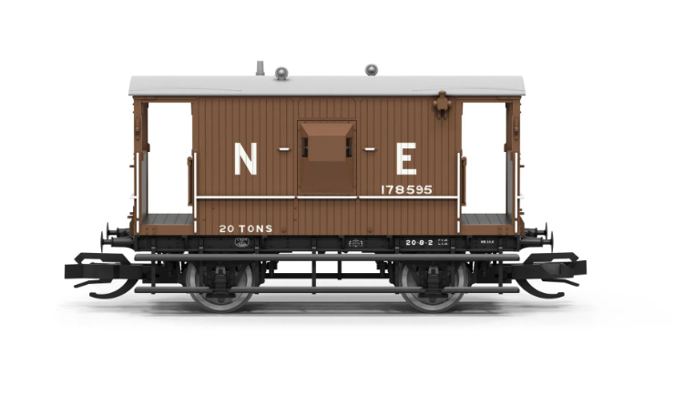 Hornby TT6080 LNER - Brake Van Toad E - 178595 (TT:120 Gauge)