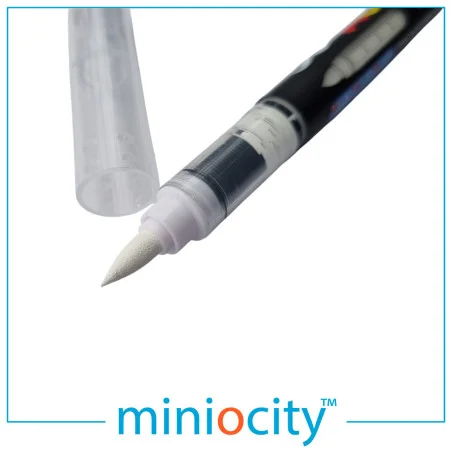 Miniocity 001-201 Acrylic Paint Pen - White (Mixed Gauges)