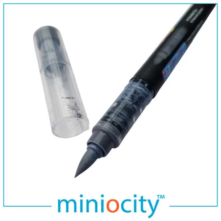 Miniocity 001-205 Acrylic Paint Pen - Roof Dirt (Mixed Gauges)