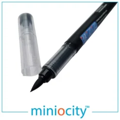 Miniocity 001-206 Acrylic Paint Pen - Tarmac Black (Mixed Gauges)