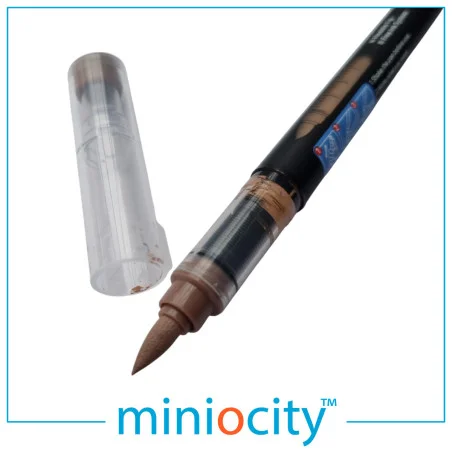 Miniocity 001-210 Acrylic Paint Pen - Mid Rust (Mixed Gauges)