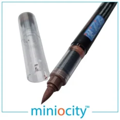 Miniocity 001-211 Acrylic Paint Pen - Dark Rust (Mixed Gauges)