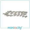 Miniocity 076-506 Sheep Unpainted Pack of 20 (OO Gauge)