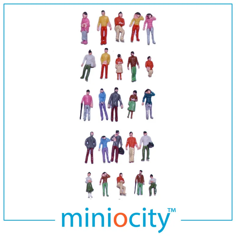Miniocity 076-509 Figures Pack of 25 (OO Gauge)