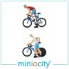 Miniocity 076-512 Premium Cyclists Figures Pack of 2 (OO Gauge)