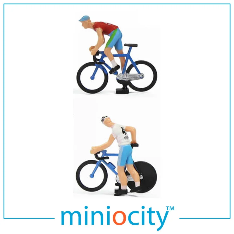 Miniocity 076-512 Premium Cyclists Figures Pack of 2 (OO Gauge)