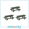 Miniocity 076-700 Picnic Tables Pack of 3 (OO Gauge)