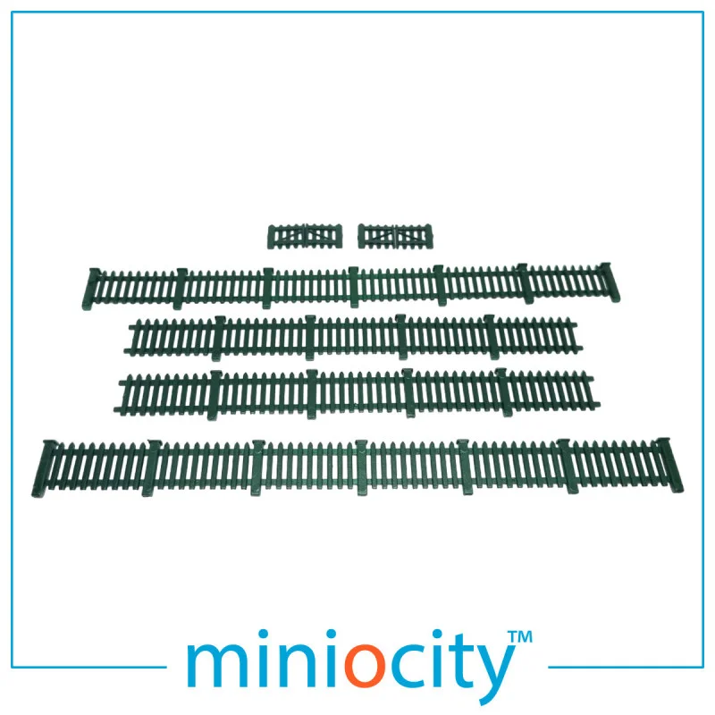 Miniocity 076-726 Dark Green Fencing (OO Gauge)