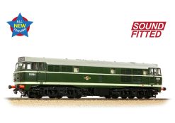Bachmann Branchline 35-801SF Class 30 D5564 BR Green (Late Crest) Dcc Sound (OO Gauge)