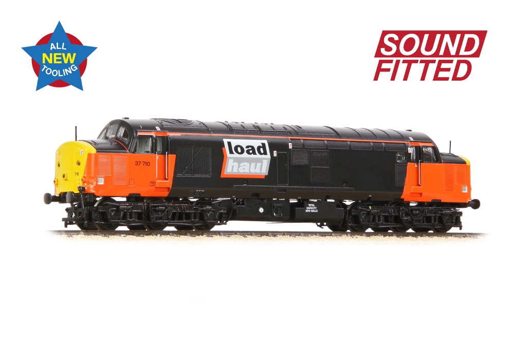 Graham Farish 372-112SF Class 37/7 37710 Loadhaul Dcc Sound (N Gauge) Free Postage