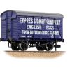Bachmann Branchline 38-072A SR 12T Even Planked Ventilated Van 'Express Dairy Company' Blue (OO Gauge)