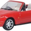 Oxford Diecast 76MAZ001 Mazda MX5 Mk1 Open Classic Red (1:76 Scale)