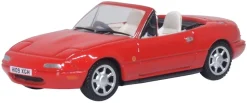 Oxford Diecast 76MAZ001 Mazda MX5 Mk1 Open Classic Red (1:76 Scale)