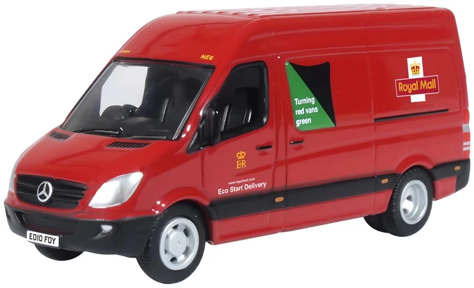 Oxford Diecast 76MSV003 Mercedes Sprinter Van Royal Mail (1:76 Scale)