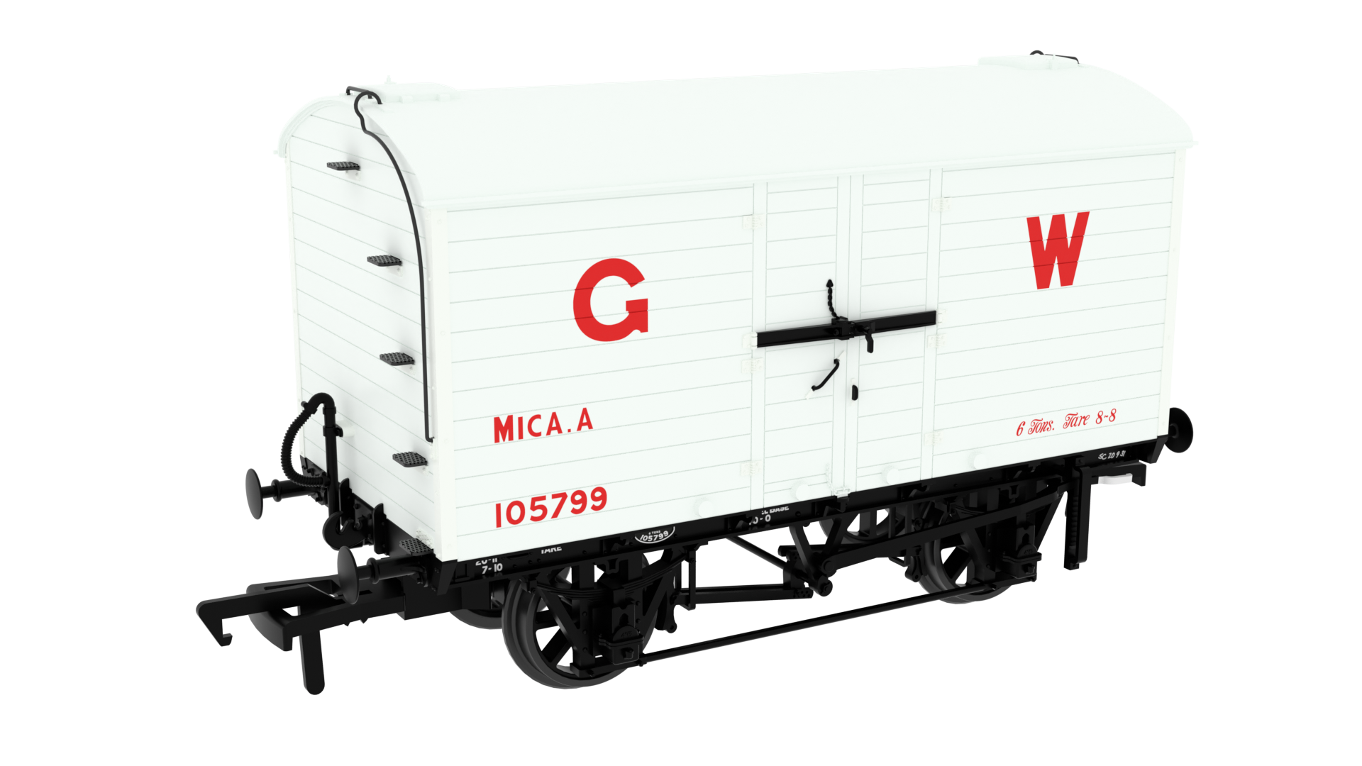 Rapido Trains 813903 Diagram X9 MICA – No.105799 GW White 16″ (OO Gauge)