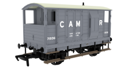 Rapido Trains 820004 LSWR / WD 20T Brake Van – No. 71936 Cambrian Grey (OO Gauge)