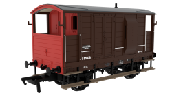 Rapido Trains 820018 LSWR / WD 20T Brake Van – No. S55106 BR(S) Brown (OO Gauge)