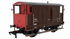 Rapido Trains 820019 LSWR / WD 20T Brake Van – No. S55112 BR(S) Brown (OO Gauge)