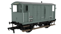 Rapido Trains 820021 LSWR / WD 20T Brake Van – No. S55112 BR Grey (OO Gauge)