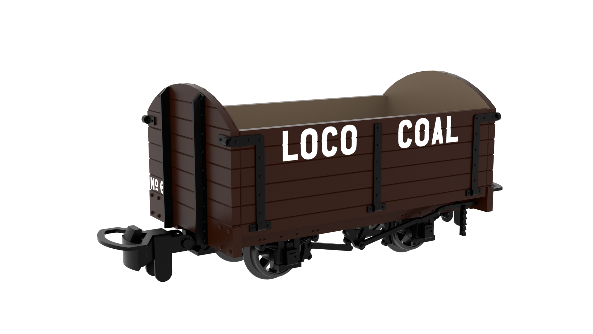 Rapido Trains 990023 Dropside Open – Loco Coal No.6 (009 Gauge)