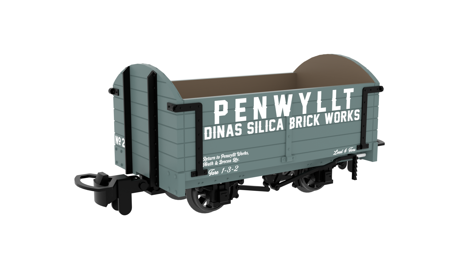 Rapido Trains 990028 Dropside Open – Penwyllt Silica No.2 (009 Gauge)