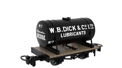 Rapido Trains 990110 Cylindrical Tank – W. B. Dick & Co. No.7 (009 Gauge)