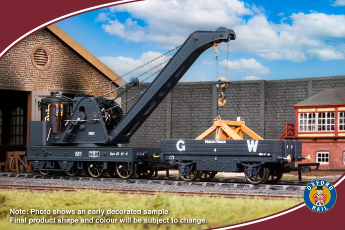 Oxford Rail OR76SCS2003 Cowans Sheldon 15T Crane GWR No.6 901628 (OO Gauge)
