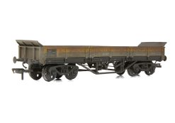 EFE Rail E87121 BR YCV 'Turbot' Bogie Ballast Wagon BR Engineers Grey & Yellow Weathered (OO Gauge)