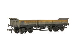 EFE Rail E87122 BR YCV 'Turbot' Bogie Ballast Wagon BR Engineers Grey & Yellow Weathered (OO Gauge)