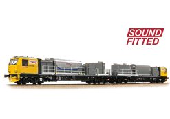 Bachmann Branchline 31-578SF Windhoff MPV 2-Car Set Network Rail Yellow Dcc Sound (OO Gauge)