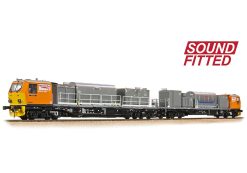 Bachmann Branchline 31-579SF Windhoff MPV 2-Car Set Network Rail Orange Dcc Sound (OO Gauge)