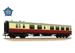Bachmann Branchline 34-763 SR Bulleid Brake Composite Corridor 10" Vents BR Crimson & Cream (OO Gauge)