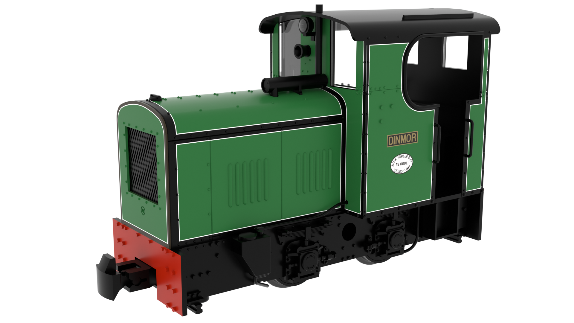 Rapido Trains 834004 Fowler Resilient – Lined Green ‘Dinmor’ Dcc Ready 24 Pin Socket (OO9 Gauge) Free Postage
