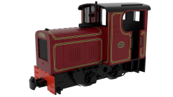 Rapido Trains 834006 Fowler Resilient – Lined Maroon Dcc Ready 24 Pin Socket (OO9 Gauge) Free Postage