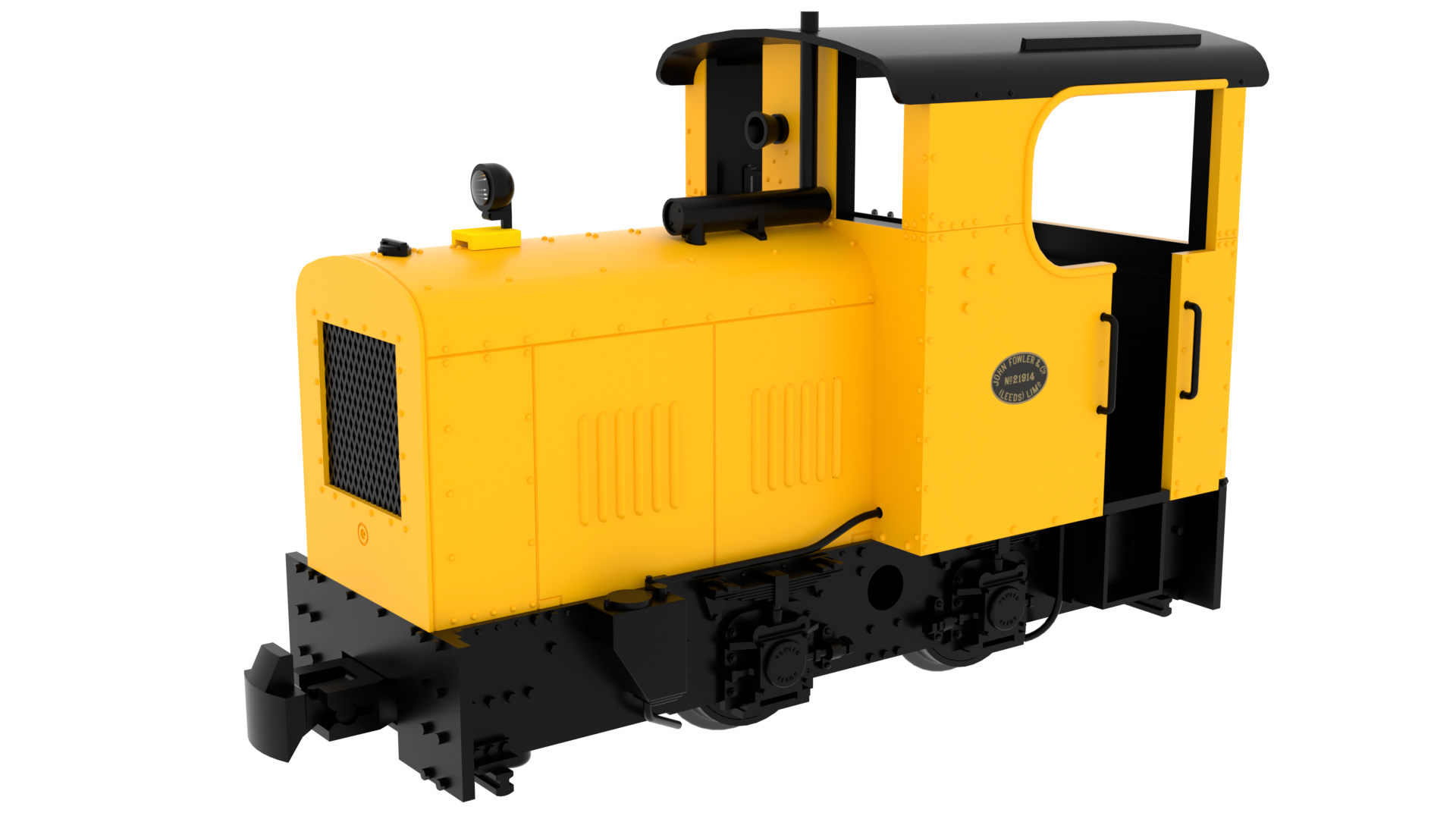 Rapido Trains 834007 Fowler Resilient – Plain Yellow Dcc Ready 24 Pin Socket (OO9 Gauge) Free Postage