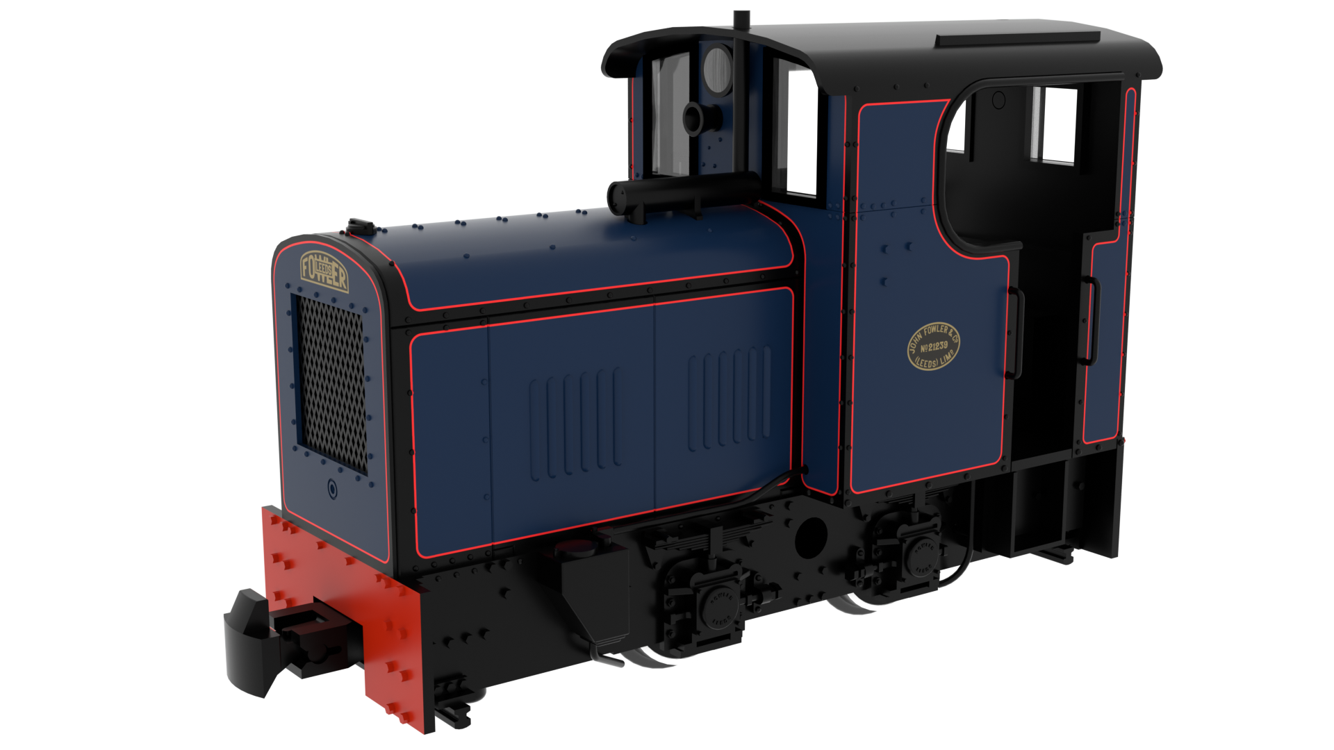 Rapido Trains 834008 Fowler Resilient – Lined Dark Blue Dcc Ready 24 Pin Socket (OO9 Gauge) Free Postage