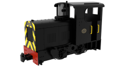 Rapido Trains 834009 Fowler Resilient – Black with Wasp Stripes Dcc Ready 24 Pin Socket (OO9 Gauge) Free Postage