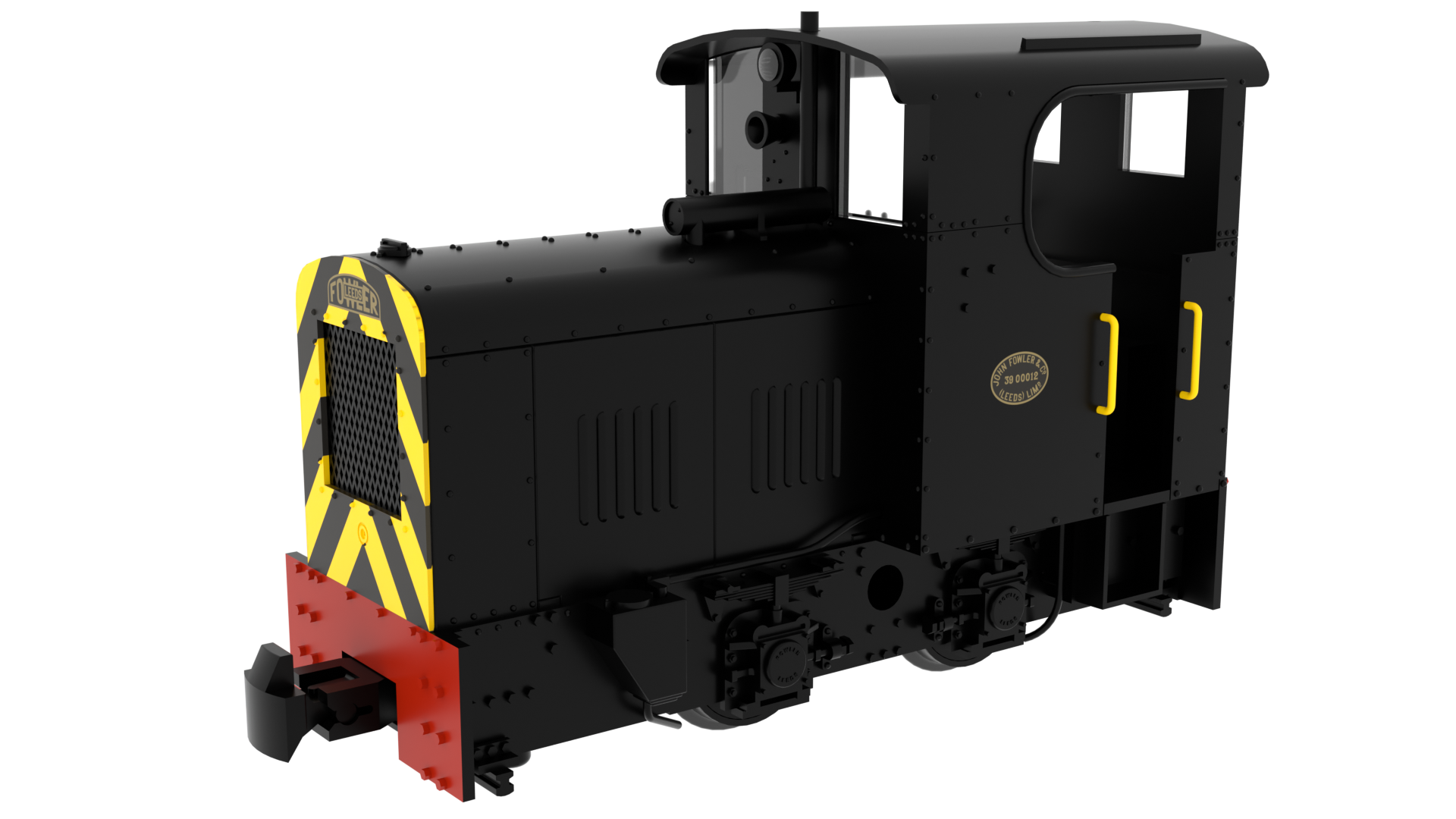 Rapido Trains 834509 Fowler Resilient – Black with Wasp Stripes Dcc Fitted (OO Gauge) Free Postage