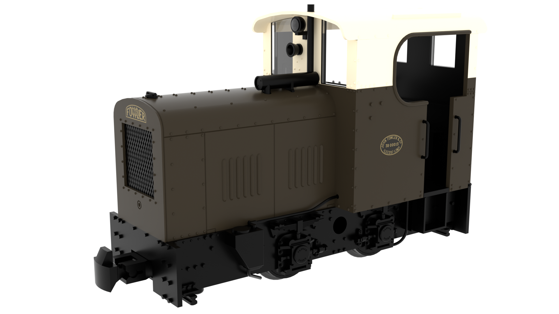 Rapido Trains 834510 Fowler Resilient – Umber and Cream Dcc Fitted (OO Gauge) Free Postage